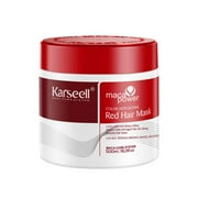 Karseell Color Depositing Red Hair Mask Color Boosting Conditioner, Hydrates and Enhances Red Tones for Color-Treated Hair 500ml 16.9floz