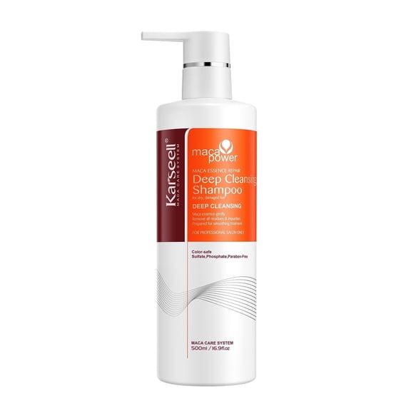 Karseell Deep Clean Clarifying Shampoo for All Hair Types Removes Buildup, Strengthens Hair Cuticle 500ml 16.9floz