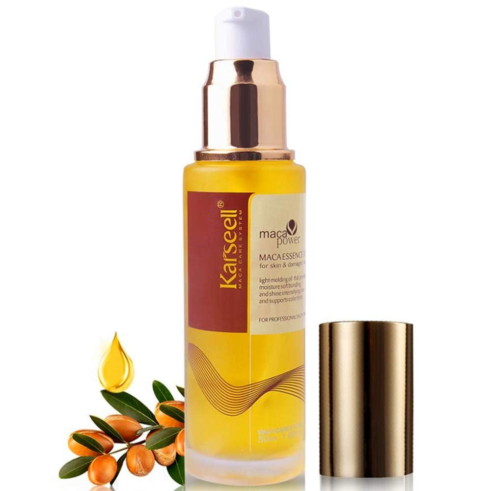 Karseell Moroccan Argan Oil for Hair Healing Cold Pressed Weightless