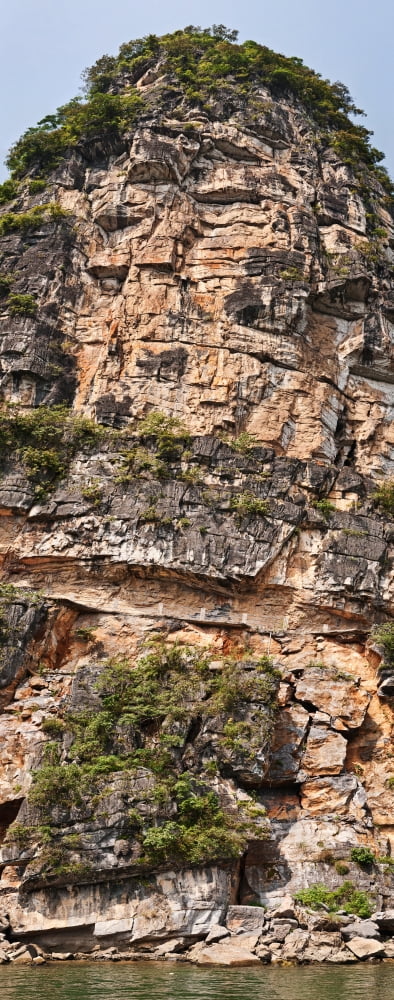 Karst rock formations along the River Li Guilin Guangxi Zhuang Autonomous Region China Canvas Art - Panoramic Images (6 x 15)