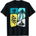 thumbnail image 1 of Kart Racing Go Karts Kids Boys Go-Kart T-Shirt, 1 of 3