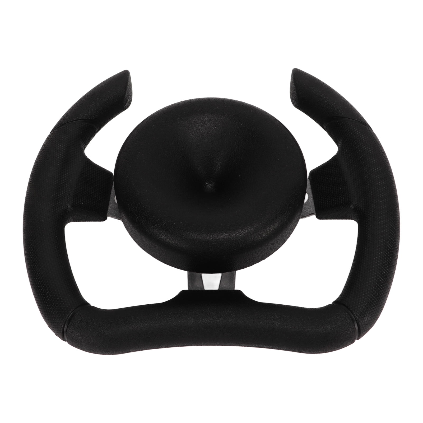 Kart Steering Wheel Kit 277mm Racing Steering Wheel With 135mm Adapter Black PU Universal