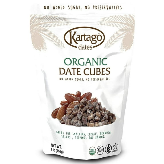 Kartago: Date Cubes Org, 16 Oz