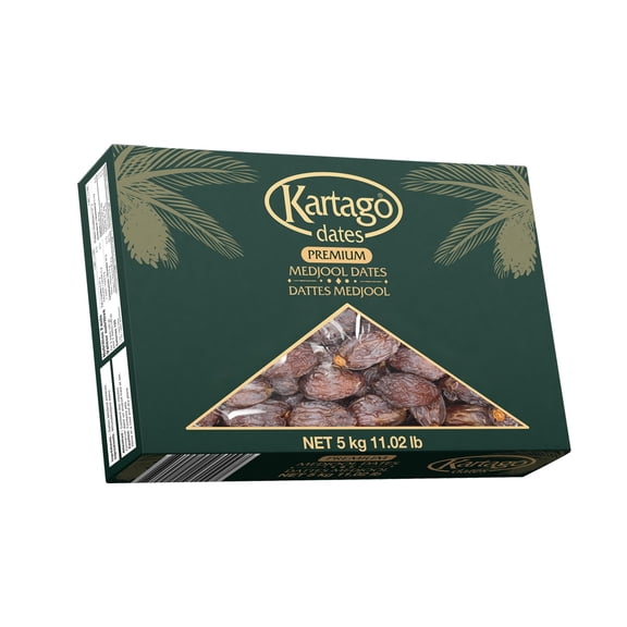 Kartago Premium Medjool Dates 11 Lbs Large & Juicy Medjool Dates | Naturally Sweet | Soft & Plump | No Added Sugar | Gourmet Quality