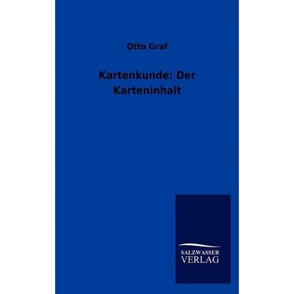 Kartenkunde: Der Karteninhalt (Paperback)
