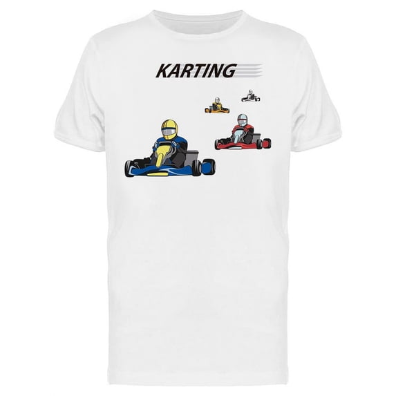 Karting Competition Design T-Shirt Men -Image by Shutterstock, Male Medium