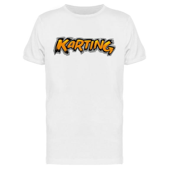 Karting Logo Design T-Shirt Men -Image by Shutterstock, Male Large