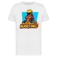 thumbnail image 1 of Karting Racer Design T-Shirt Men -Image by Shutterstock, Male 3X-Large, 1 of 2