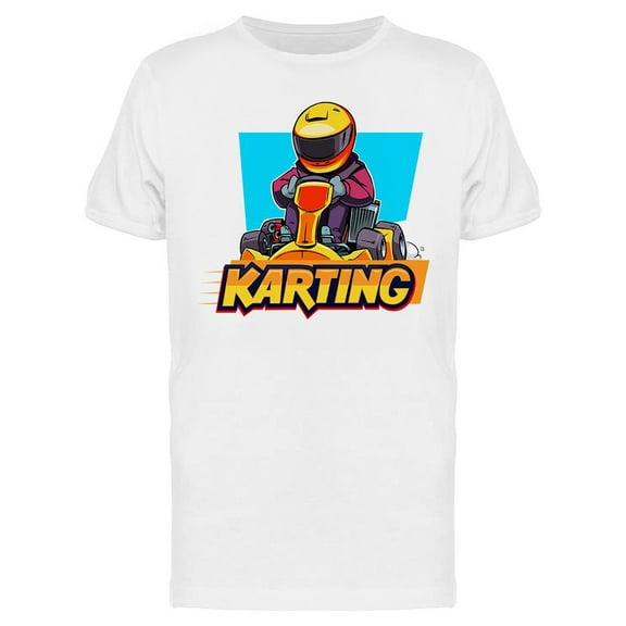 Karting Racer Design T-Shirt Men -Image by Shutterstock, Male Small