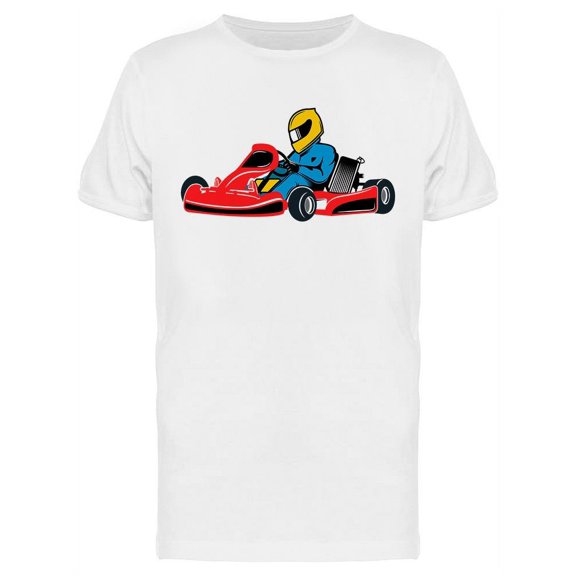 Karting Racer T-Shirt Men -Image by Shutterstock, Male Small