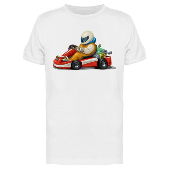Karting With Driver  T-Shirt Men -Image by Shutterstock, Male Large