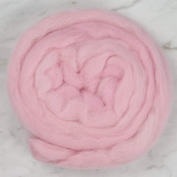 Kartopu Natural Wool Roving Felt,Pink - K768