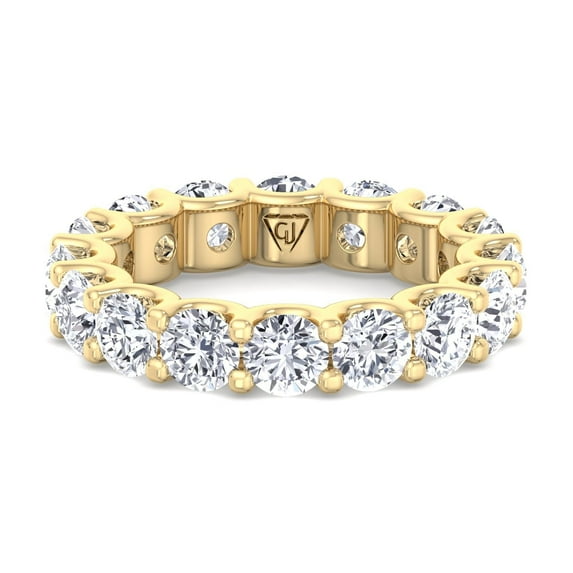 Karty - 5 Carat U-Prong Round Diamond Eternity Band