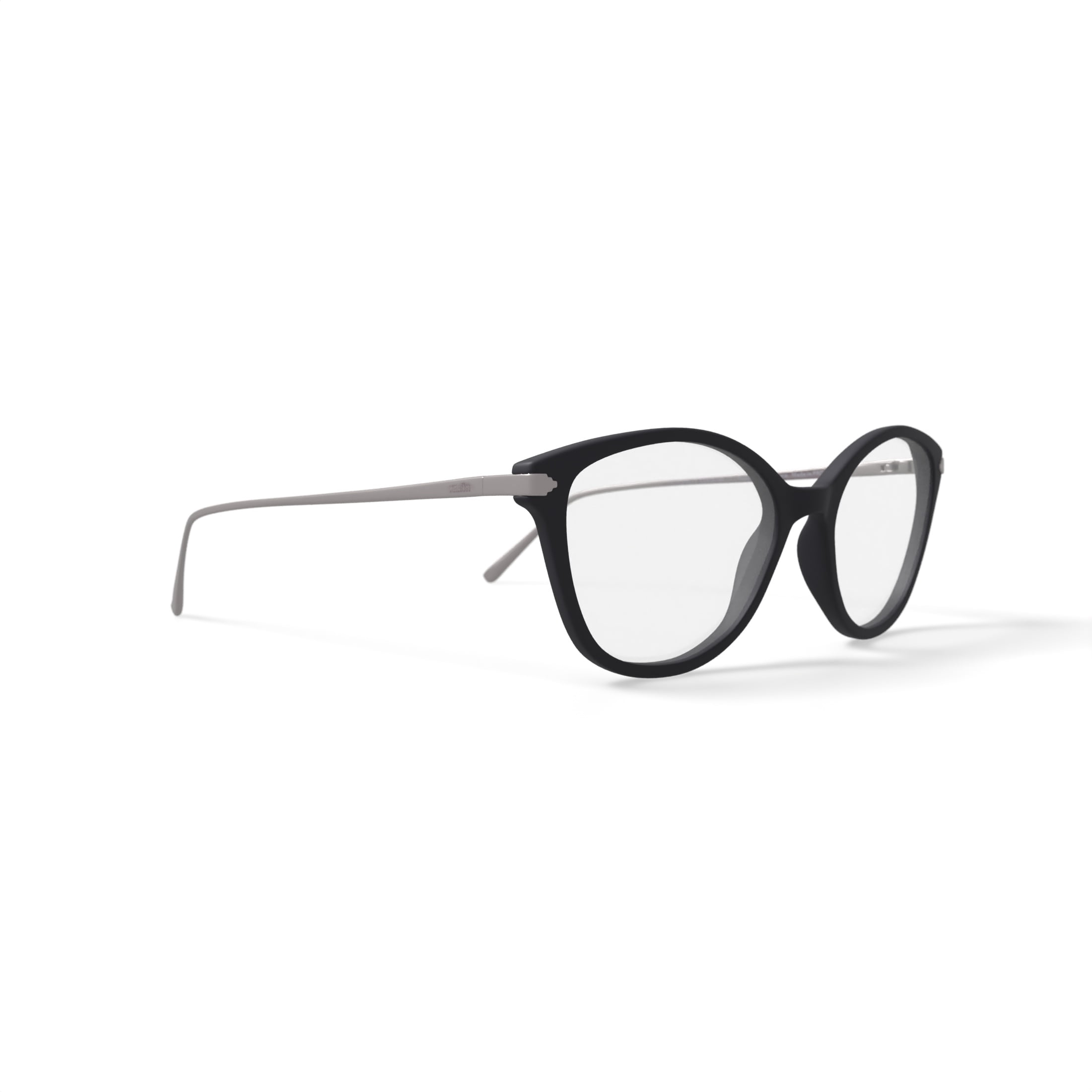 Karun Women's Hail Cat Eye Prescription Eyeglasses with Case, Black