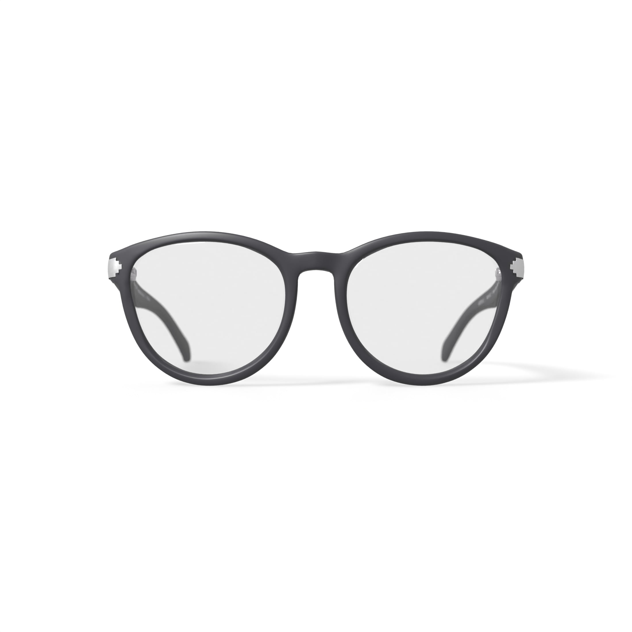 Karun Women's Ralún Round Prescription Eyeglasses with Case, Black