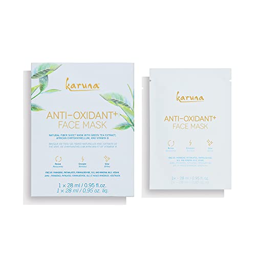 Karuna Skin AntiOxidant+ Sheet Masks for Revitalized Skin