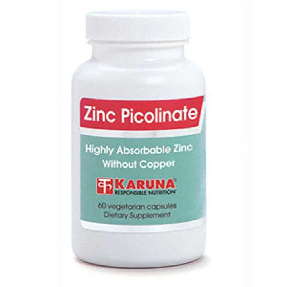 Karuna Zinc Picolinate 25 mg 60 Capsules