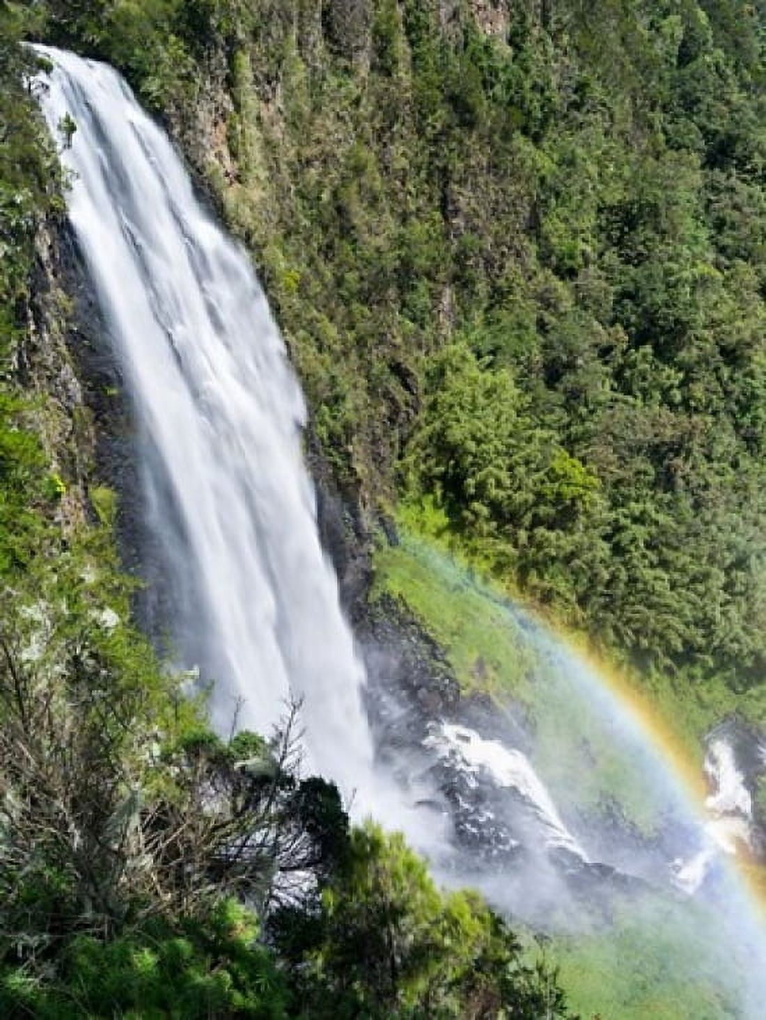 Karura Falls Aberdare National Park Kenya Canvas Art - Martin Zwick DanitaDelimont (37 x 49)