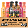 thumbnail image 1 of Karviva Organic Detox Juice Cleanse & Immunity Booster Variety Pack, 6 Bottles, 12 fl oz Each, Detox Wellness Drinks, 1 of 10