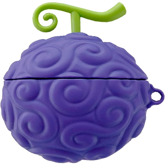 Karvnar 3D Devil Fruit Wireless Charging Earbud Case with Carabiner