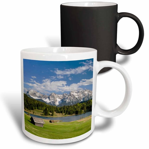 3drose, Karwendel Mountains, Lake Wagenbruch, Bavaria - Eu10 Mzw0046 - Martin Zwick, 11oz Magic Transforming Mug