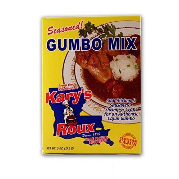 Kary's Gumbo Mix, 5oz GP27&nbsp;(Pack of 2) - Authentic Flavor in Every Bite - Experience the Authentic Flavor - Elevate Your Culinary Experience with this Authentic and Flavorful Gumbo Mix