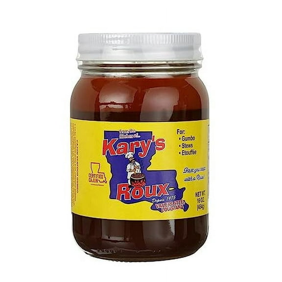 Kary's "Original" Roux 16oz (Pack of 1) - Rich and Authentic Cajun Flavor - Best For Gumbo, Stews and Etouffee - Elevate your cooking with the rich and flavorful Kary's Roux