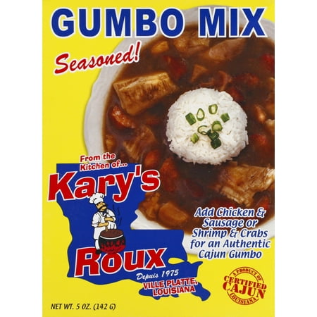 Kary's Roux Cajun Gumbo Mix Ready-to-Cook, 5oz