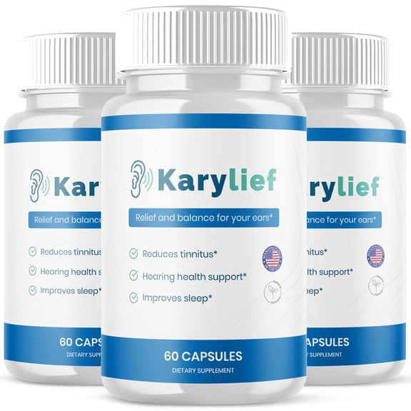 Karylief Advanced Hearing Support Pills Natural Ear Health Support 180 Capsules