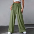 thumbnail image 1 of Karymi Biker Shorts Women Elastic High Waist Side Tie Wide Leg Palazzo Pants, Solid Pleated Front Trousers with Deep Side Pockets, Relaxed Flowy Pants Shorts for Women, 1 of 7