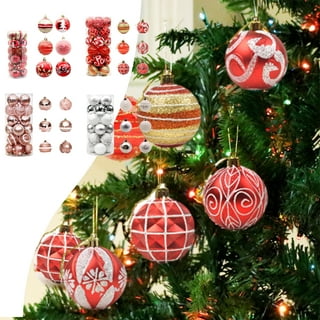 up to 60% off Gifts Karymi Christmas Tree Decorations 30PCS Christmas Ball  Baubles Party Christmas Tree Decorations Hanging Ornament Decor 6cm/2.36in