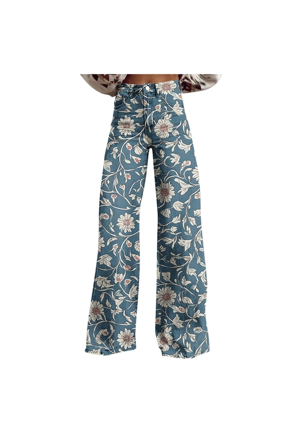 Lounge Pants Women Fashion Bootcut Solid Long Lounge High Waisted Flare Pants With Pockets Plus Size Tunic Jeans Loop Trousers For Women
