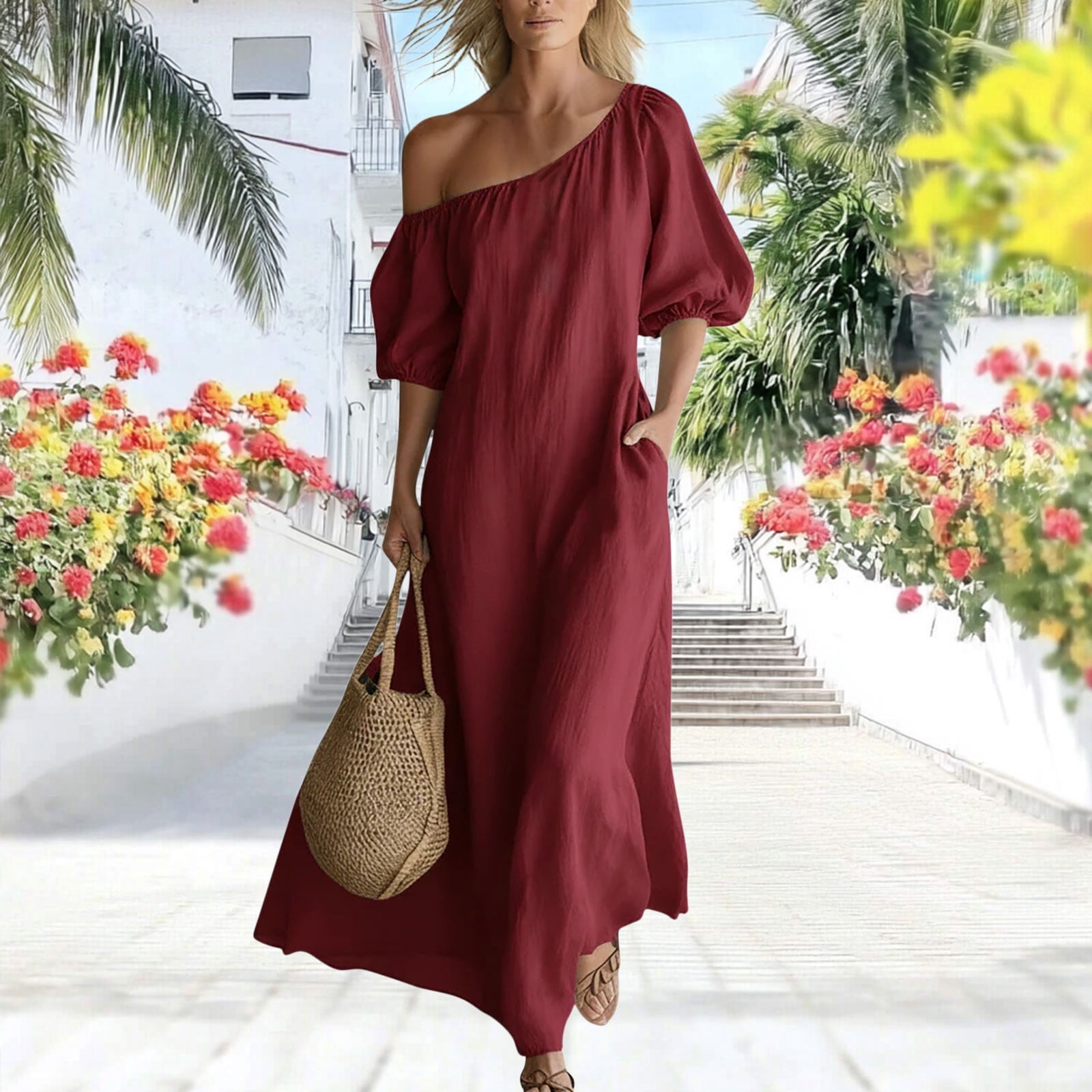 petite casual summer dress 8 Petite-Friendly Amazon Dresses Under $40 Dress Size:UK Size 16 to 18 sleeve a touch of ENDOFSEASON Women's Button Front Dresses