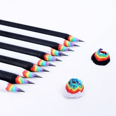 Karymi Pencils with Erasers, HB, Wood Multicolor