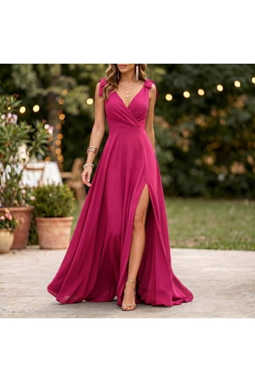 hot pink dress walmart Formal Dresses in Womens Dresses TC_Cruise