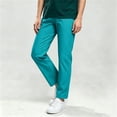 thumbnail image 1 of Karymi Women's Pants Solid Scrub Pants, Drawstring Elastic Waist, Side Pockets Loose Fit Nurse Care Worker Uniform Long Trousers, 1 of 7