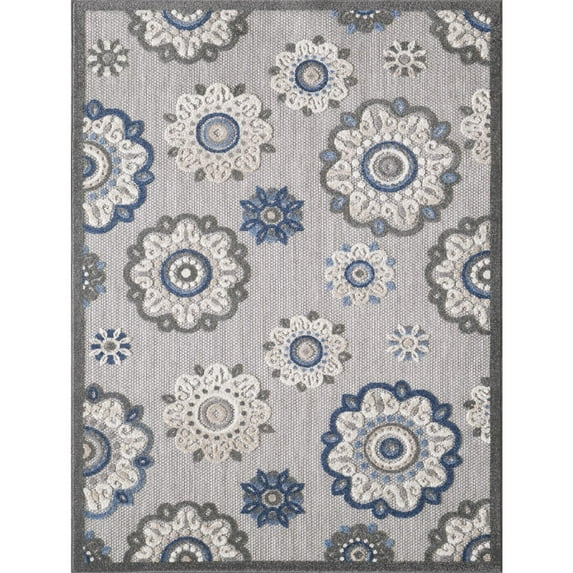 Calla 6934 Ivory Suzani Area Rug, Size - 7'10" x 9'10"