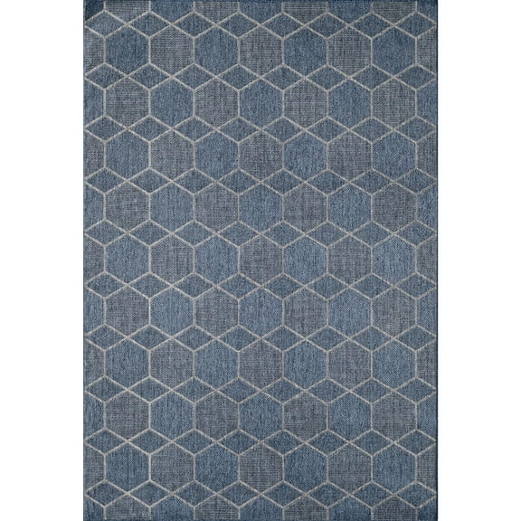 Kas Rugs Provo Geometric Honeycomb Indoor / Outdoor Rug