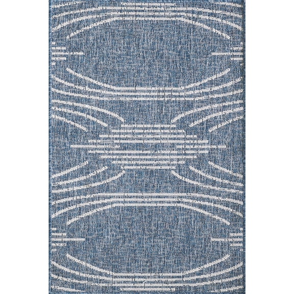 Kas Rugs Provo Geometric Ripple Indoor / Outdoor Area Rug