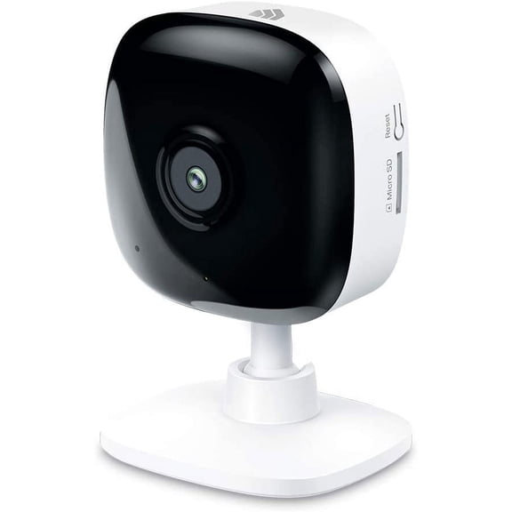 Kasa 1080p Indoor Wired Security Camera - Works as a Baby Monitor & Pet Camera, Motion Detection Tracking, 2-Way Audio, Night Vision, Subscription-Free Local Storage or Optional Cloud, EC60