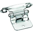 thumbnail image 1 of Kasa Hardware P5011PC-R 0.5 in. Overlay Hinge with Screws, Polished Chrome, 1 of 1