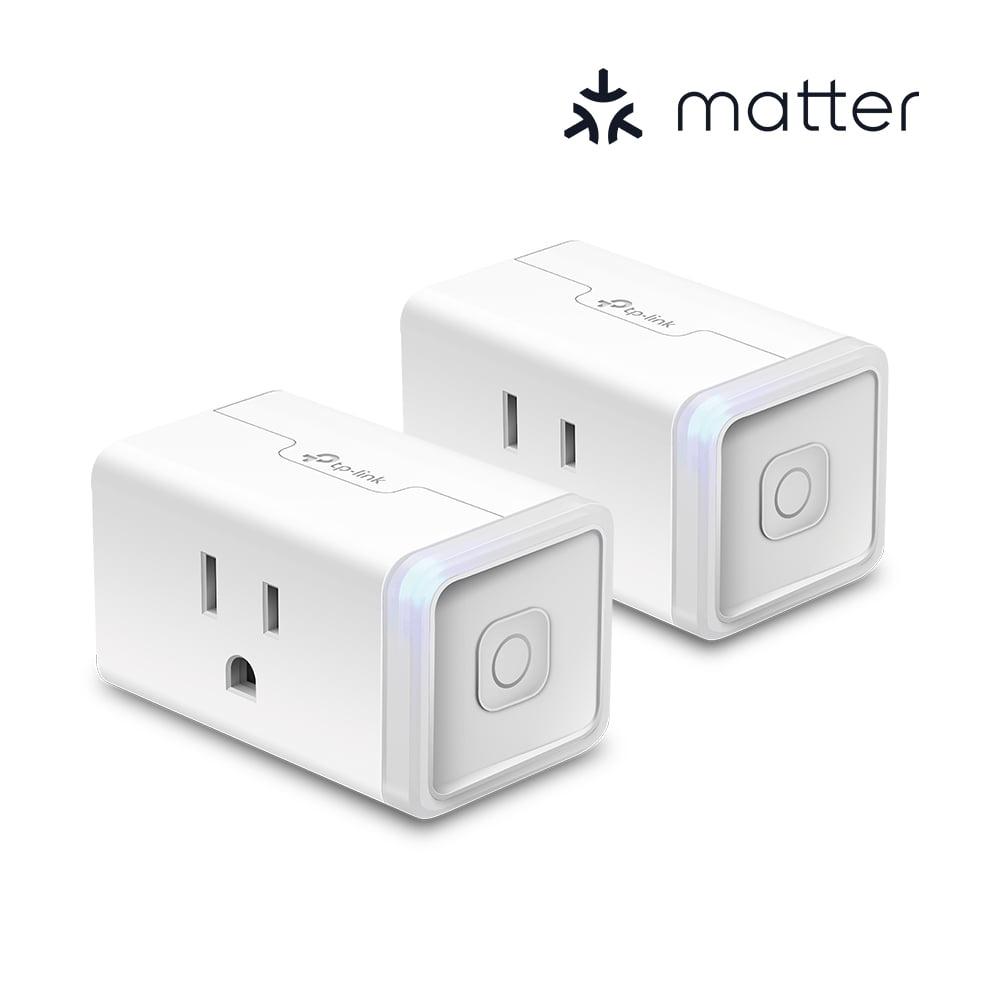 Kasa White Polycarbonate Indoor Smart Plug with Energy Monitoring