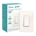 thumbnail image 1 of Kasa Smart Light Switch HS200-LA, Single Pole,Neutral Wire Required, 2.4GHz Wi-Fi Light Switch Compatible with Alexa and Google Home, UL Certified, No Hub Required, Light Almond, 1 of 8
