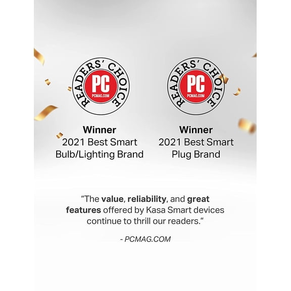 Kasa Smart Plug HS103P4, Smart Home Wi-Fi Outlet Works with Alexa, Echo, Google Home & IFTTT, No Hub Required, Remote Control, 15 Amp, UL Certified, 4-Pack, White