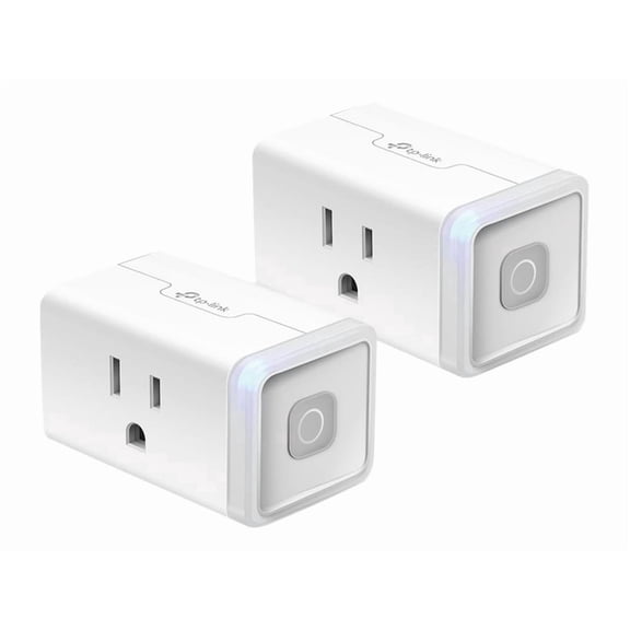 Kasa Smart WiFi Plug Lite by TP-Link (2-Pack) -12 Amp & Reliable Wifi Connection, Compact Design, No Hub Required, Works With Alexa Echo & Google Assistant (HS103P2), White