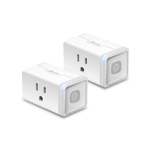 Kasa Smart WiFi Plug Lite by TP-Link (2-Pack) -12 Amp & Reliable Wifi Connection, Compact Design, No Hub Required, Works With Alexa Echo & Google Assistant (HS103P2), White