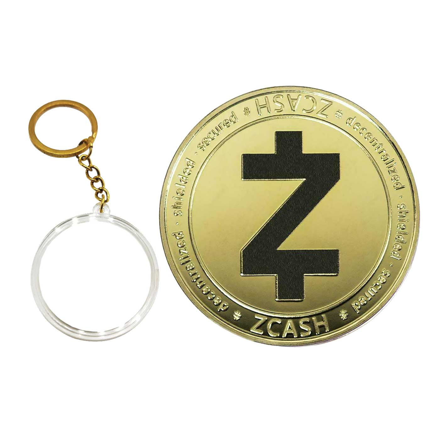 Kasa Style Cryptocurrency Collectors Edition 40mm Crypto Coin Keychain  Capsule Set Bitcoin (Zcash Gold Set) - Walmart.com