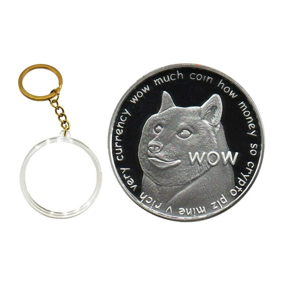 Kasa Style Cryptocurrency Collectors Edition 40mm Crypto Coin Keychain Capsule Set Bitcoin