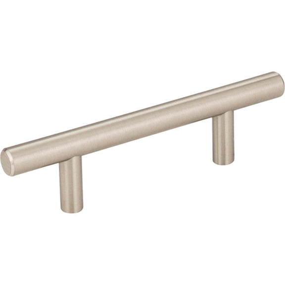Kasaware Cabinet Bar Pull - Satin Nickel Finish - 2-Pack, 5-3/8 In.