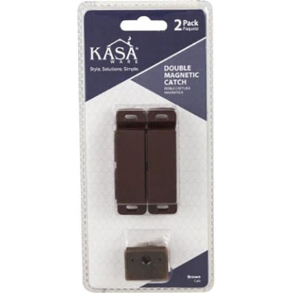 KasaWare Brown Double Magnetic Catch (2-Pack) KFCMD-A-BR2